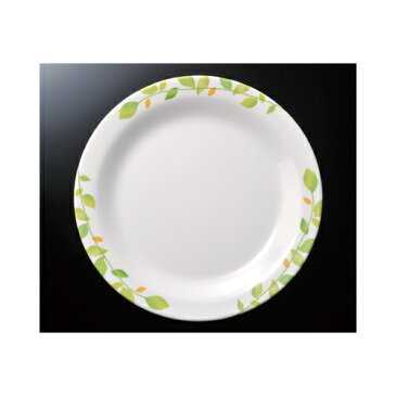 メラミン シトラス 23cmミート皿 (230×20mm) マンネン/萬年[CI-7814] 業務用 プラスチック製 メラミン製 樹脂製 洋食器 丸平皿 ミート皿 主菜皿 プレート