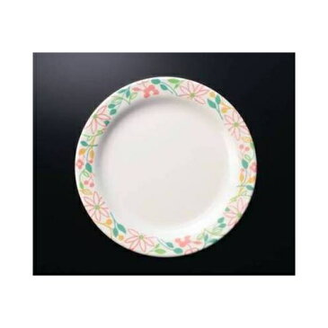 メラミン バレンシア 19cmライス皿 (192×17mm) マンネン/萬年[VA-7816] 業務用 プラスチック製 メラミン製 樹脂製 洋食器 丸平皿 ライス皿 プレート 主菜皿