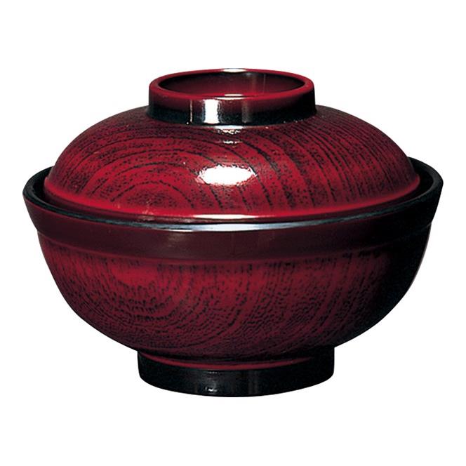 メラミン 鈴型丼 直径153mm H77mm 750cc 身(ふたは別売り) 内黒 溜[A10BTMB] マルケイ 業務用 食洗機対応 割れにくい 丈夫 業務用 プラスチック 樹脂 食器 皿 D8