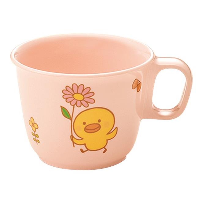 メラミン 柄付カップ 105X82mm H62mm 190cc ピンク ひよこぐみ[C16HIP] マルケイ 業務用 食洗機対応 割れにくい 丈夫 業務用 プラスチック 樹脂 食器 皿 D8