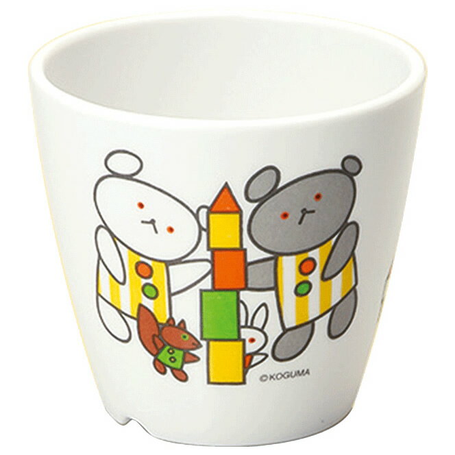 ※2個セット※メラミン子供用食器 こぐまちゃん コップ 小 (74×69mm・175cc) マルケイ［C3KO］ 業務用 プラスチック製 保育園・幼稚園