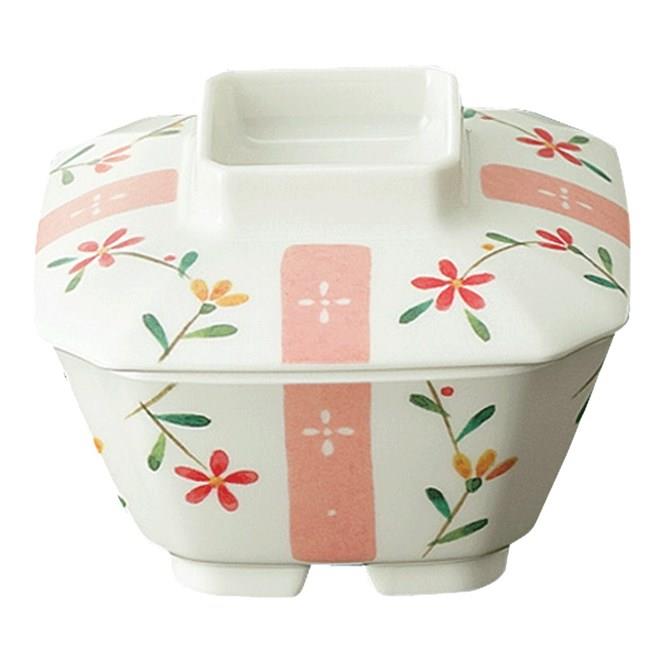 メラミン 正角小鉢 101X101mm H53mm 240cc 身(ふたは別売り) 花短冊[G39BHT] マルケイ 業務用 食洗機対応 割れにくい 丈夫 業務用 プラスチック 樹脂 食器 皿 D8