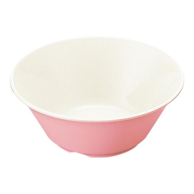 学校給食 メラミン パステル 14cmボール ライトピンク (140×56mm・450cc) マルケイ［J11LPW］ 無地 保..