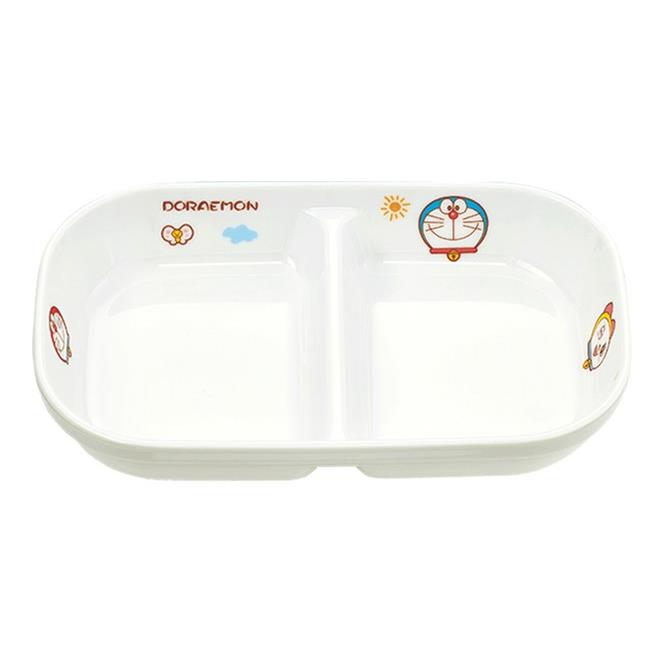 メラミン 角二ツ仕切皿 小 170X107mm H32mm ドラえもん[J31DO] マルケイ 業務用 子供用 子ども こども用メラミン食器 プラスチック 仕切り皿 給食 D8のサムネイル