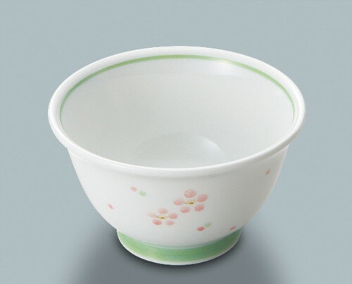 強化磁器 食器 里桜（りお）有田焼　反煎茶(96×H56mm・170ml)　三信化工[KC-834RIO] 業務用 和食器 湯呑 デイサービス 施設