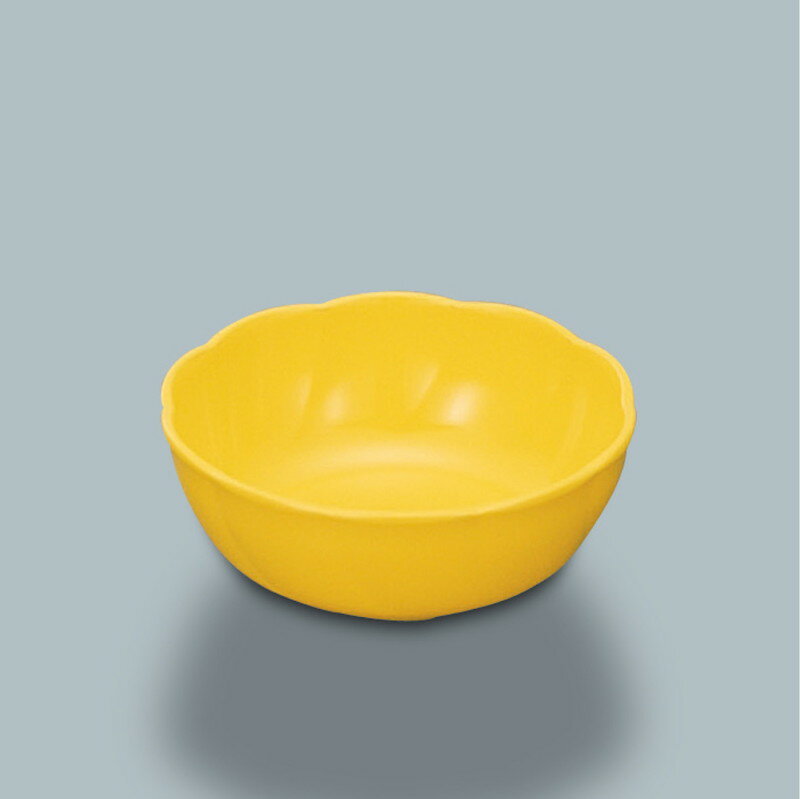 メラミン製 ふる里　十草小鉢　（111×H43　230ml）三信化工[M-103 Y] 食器 メラミン プラスチック製 業務用食器 樹脂製 和食器 皿