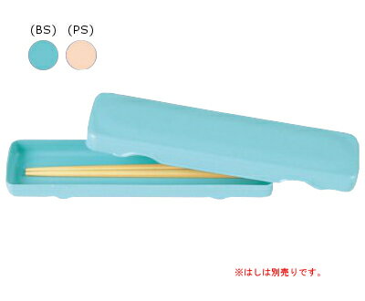 ポリプロピレン はし箱（仕切りなし） 全2色 (227×61×25mm) 三信化工［BX-2]　入院道具 学校指定 箸箱 箸入れ ケース 定番 無地 柄なし シンプル