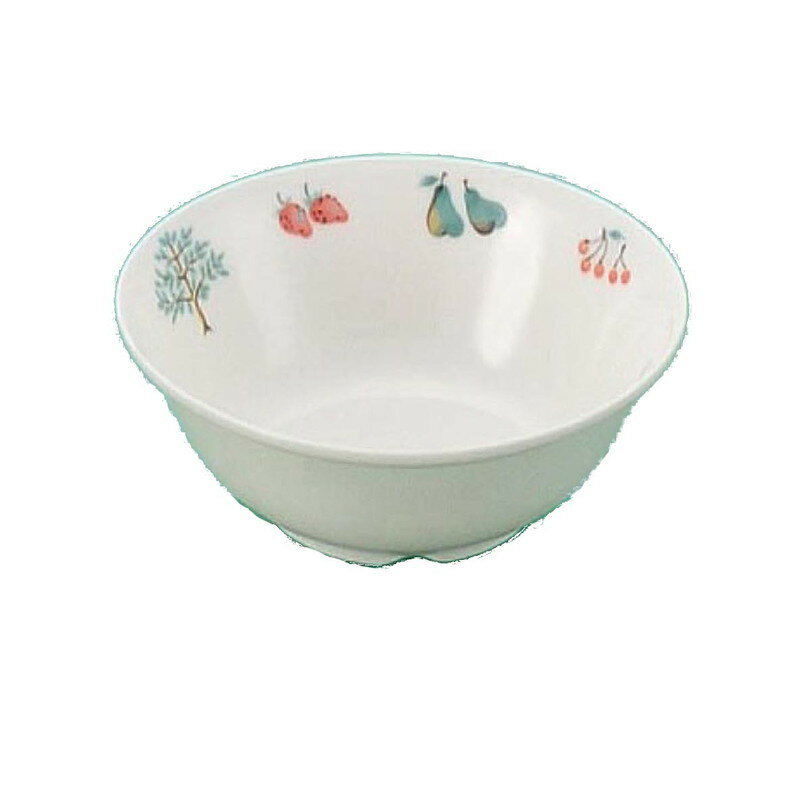 ※2個セット※学校給食用子供食器 フルーツハーベスト(パワーセラ) 飯碗 (133×54mm・370cc) 三信化工［YB-771FH］ 業務用強化磁器 保育園・小学校