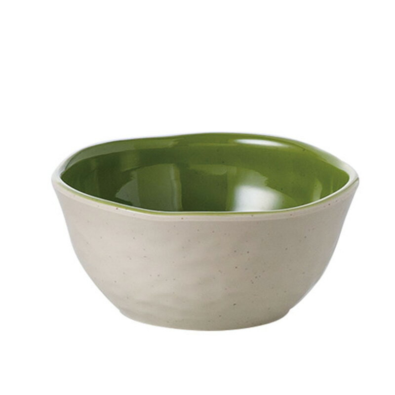 メラミン製 丸小鉢 抹茶(φ110×H52mm・245ml) 技の匠　信濃化学/shinca[2525-TKM] 温冷配膳車 食洗機 消毒保管庫 使用可 プラスチック 樹脂 食器 老人ホーム 福祉施設