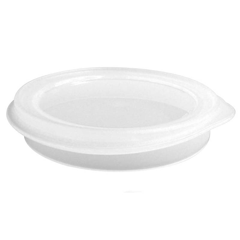 ポリプロ製 UDカップ(972)用蓋 乳白(98×95×H18mm) 信濃化学/shinca[393-F] 温冷配膳車 食洗機 消毒保管庫 使用可 プラスチック 樹脂製