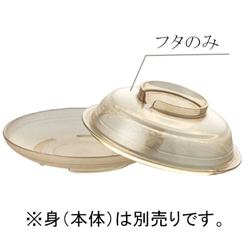 ニュークックチル対応 PES製 16.5cm 平皿 蓋 ナチュラル(φ169×H54mm) Reheat Chef(リヒートシェフ)　信..