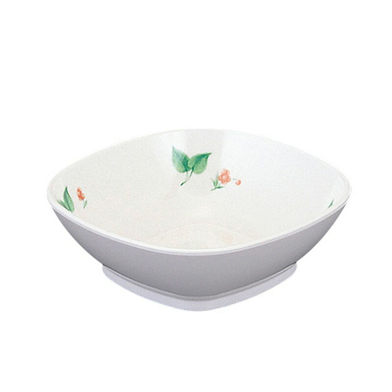 メラミン製 浅角小鉢 ラズベリー(113×113×H37mm・210ml) 信濃化学/shinca[628-RB] 温冷配膳車 食洗機 消毒保管庫 使用可 プラスチック 樹脂 食器 老人ホーム 病院