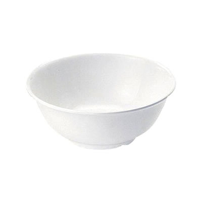 [子供 食器 陶器 ボウル]高強度磁器 切立小鉢 容量420cc ホワイト WH-012 (9-2439-2301)