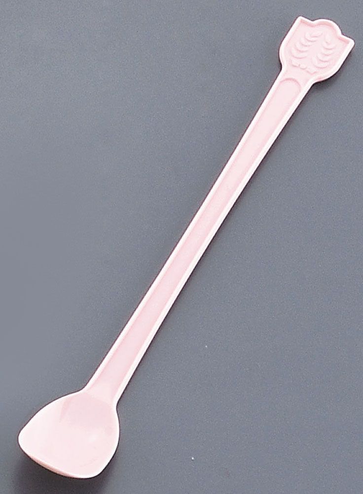 【個包装・500本入】190mm 使い捨てマドラースプーン(500本入) ピンク 袋入(1-0997-2303)