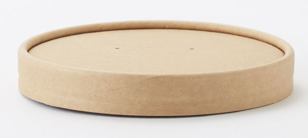 ※代引不可※メーカー直送品 使い捨て容器 HEIKO 未晒フードカップ用 平蓋 紙蓋(ふたのみ) 780・1000ml用 無地 25個入/袋×20袋（1ケース500個入り）