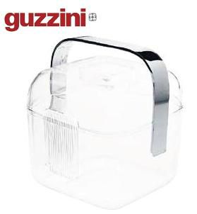 バー用品 アイスペール （2.1L） guzzini(グッチーニ) アイスバスケット　0019.0000　クリアー　(9-1900-0301)