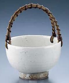 バー用品 アイスペール 日本酒・焼酎に最適！ 粉引アイスペール　H-038　信楽焼　(9-1909-0101)