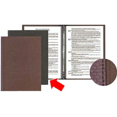 シンビ　メニューブック　スリム-B・LUP　黒　メニュースタンド・卓上サイン・メニューブック・Slim-B (1-2055-0401)