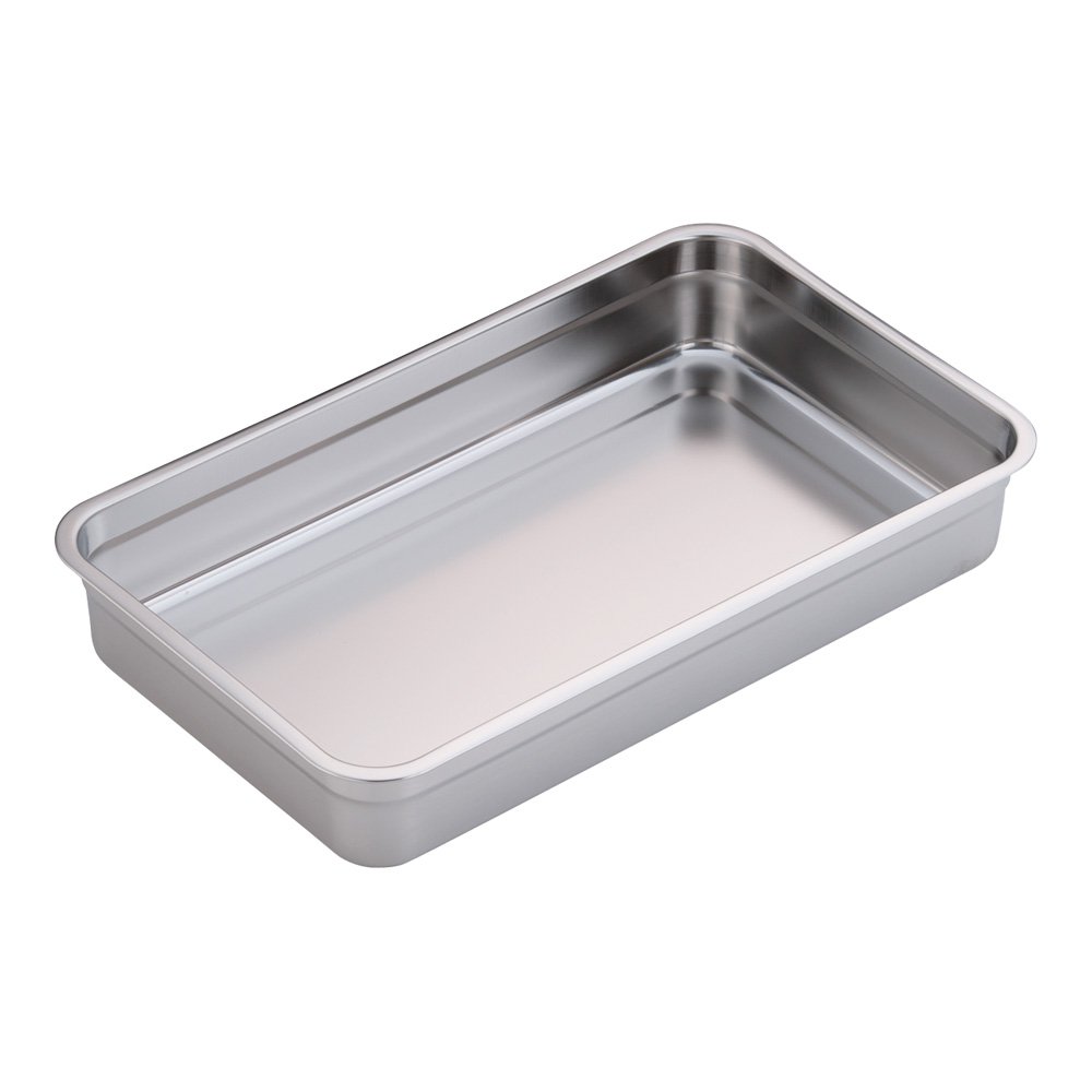 弁慶　18-8ステンレス　浅型長バット　44型(440×264×H71) 業務用バット 厨房用品 下ごしらえ 小分け (1..