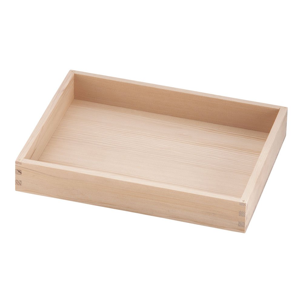 白木　餃子バット　小　身(335×260×H50) 業務用 調理バット 木製 (1-0142-1205)