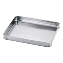 18-8ステンレス システムバット(餃子バット)大50 身(400×300×H50) 業務用 スタッキング ステンレスバット 調理バット 厨房用品 (1-0142-0207)