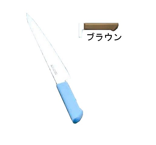 包丁・ナイフ マスターコック　抗菌カラー包丁　筋引（両刃）MCSK-270　27cm　グリーン(1-0338-0308)