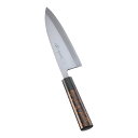 包丁・ナイフ 歌舞伎調和包丁 忠舟 出刃 18cm 黒金茶(1-0301-1007)