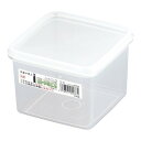 保存容器・プラスチック製 冷凍庫・電子レンジOK! サイズ:121×121×H90mm 930ml ハイパック 角型 S-37 (1-0234-0122)