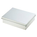 バット サイズ:360×300×H88mm 18-8ステンレス製 ふた付バット 大々(1-0226-0101)