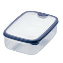 保存容器・キッチンポット プラスチック製 電子レンジOK 141×241×H64 1350ml エアキーパー・フードケース A-032 L(1-0237-0103)(3)