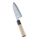 包丁・ナイフ 中霞・玉白鋼 雪藤 出刃包丁 (片刃) 10.5cm (1-0298-1302)