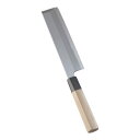 送料無料 包丁・ナイフ 堺實光 紋鍛 (青鋼) 薄刃(片刃)包丁 18cm (1-0299-0502)