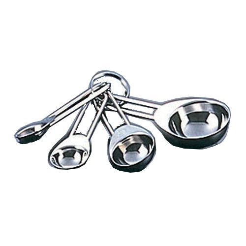 計量スプーン ステンレス製 18-10キッチンヘルパー計量スプーン4本組41076(1-0514-0101)