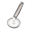 ピザ用品 回転カッターでトッピングも簡単にカット! レズレー18-10ステンレスピザカッターギザ12720(1-0966-1401)