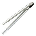 火バサミ 火に強いステンレス製 焼肉屋さんの必需品! (30cm) 18-0 バネ付 炭バサミ 300mm (1-0775-0902)