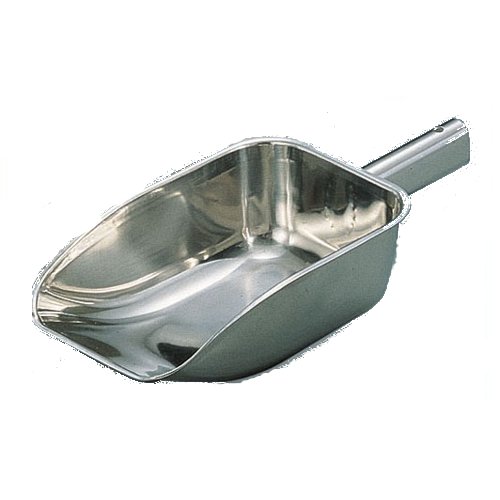 氷スコップ ステンレス製 Ω18-8 氷スコップ 特大 (約34.5cm) (9-0954-0201)