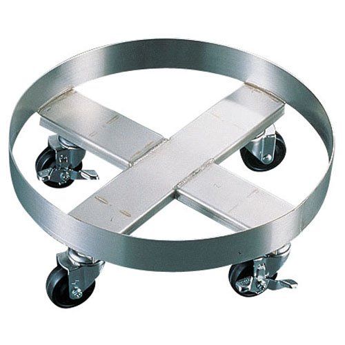 代引不可 清掃用品・ドーリー・キャリー 送料無料！ 18−8ギャベジカンドーリー　大(1-1430-0102)