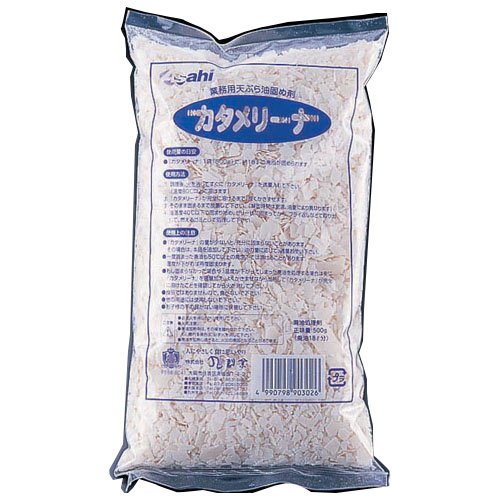 ●1袋500gで18Lの油が固まります。●天然素材のひまし油から作られているので、安全、安心です。■500g×20袋入■メーカー希望小売価格はメーカーカタログに基づいて掲載しています使用方法調理後、火を消してすぐに（油温80℃以上）カタメリーナを適量入れて下さい。完全に溶けるまでよくかき混ぜ、固まるまで放置し、ゼリー状に固まったら（油温40℃以下）フライ返しなどで取り出し、燃えるゴミとして処理して下さい。