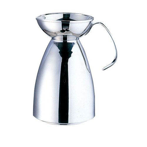 料理演出用品・鍋用小物 あったか鍋小物・だし入 ステンレス製 (サイズ：中0.8L) UK18-8ダシ入れ手付 ..