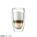 bodum 二重保冷保温グラス (460cc) 2ヶ入 ボダム パヴィーナ ダブルウォールグラスセット (2pcs) 460cc 4560-10 (9-2276-0204)