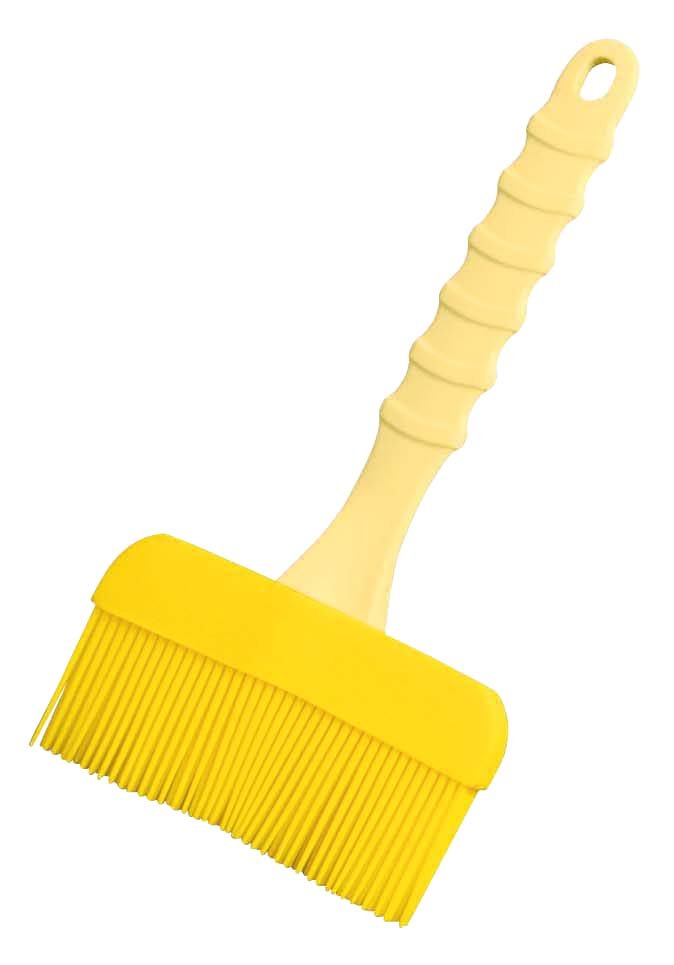 製菓用ブラシ・ハケ お菓子作り・道具 (幅)10×20.5cm シリコン　塗り刷毛　LLサイズ　イエロー(1-1077-..