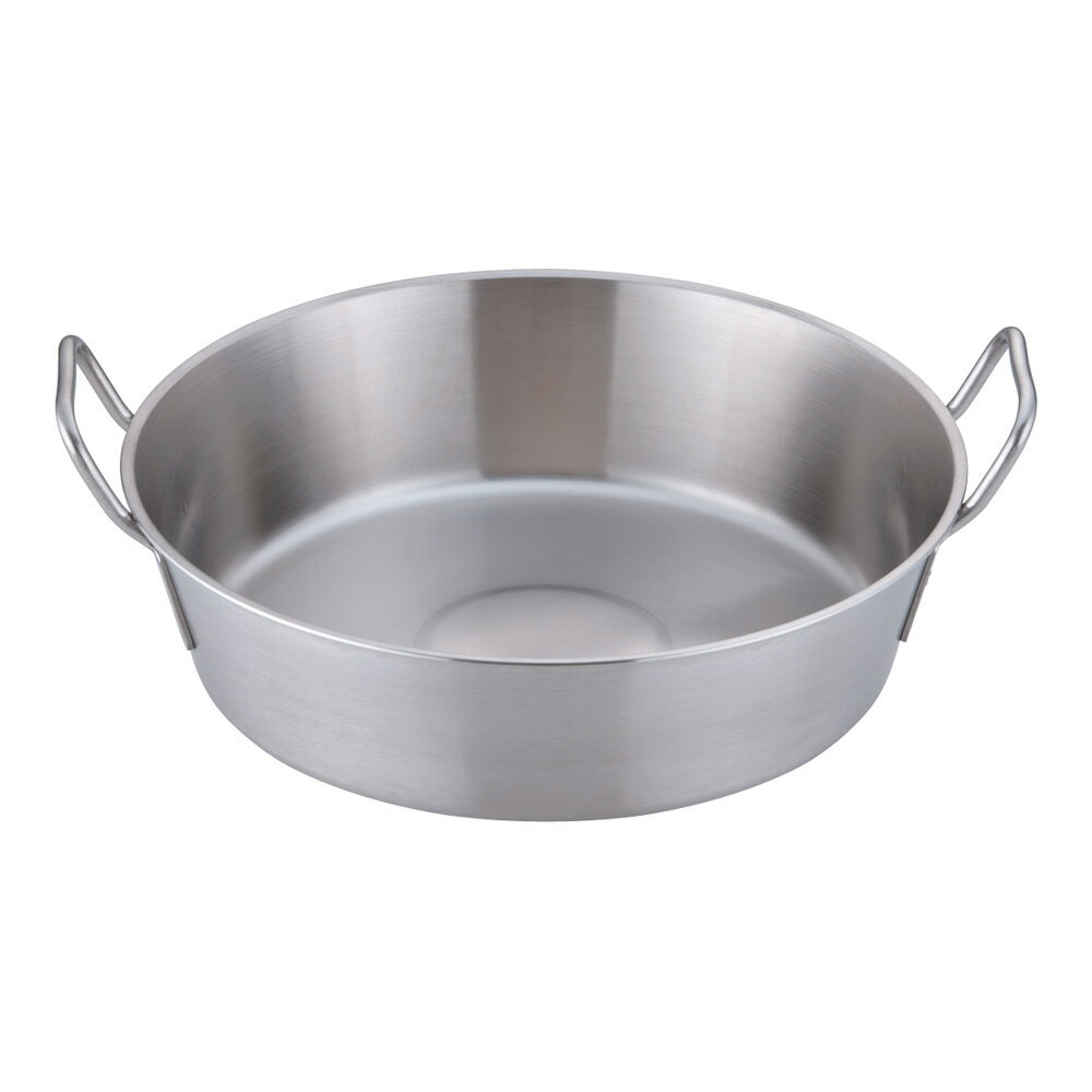 SA パワー・デンジ 揚鍋 33cm ステンレス モリブデン鋼 業務用 プロ仕様 電磁調理器対応 なべ 調理用 IH対応 深鍋 極厚底単層構造 揚げ物鍋 天ぷら鍋 高耐久ボディ (9-0011-0902)