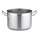 TKG PRO(プロ)半寸胴鍋(蓋無) 22cm ステンレス 業務用 プロ仕様 電磁調理器対応 なべ 調理用 IH対応 深鍋 多層構造 スープ 優れた耐久性 (...