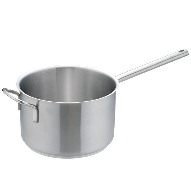 ムラノ インダクション18-8片手深型鍋 (蓋無)28cm MURANO 18-8ステンレス 業務用 プロ仕様 電磁調理器対応 疲れにくい 片手鍋 調理用 IH対応 深鍋 【ISF_TKG】(1-0006-0105)