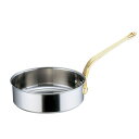 スーパーデンジ ソテーパン(蓋無) 30cm ステンレス 18クローム モリブデン鋼 業務用 プロ仕様 電磁調理器対応 なべ 調理用 IH対応 深鍋 単層極厚構...