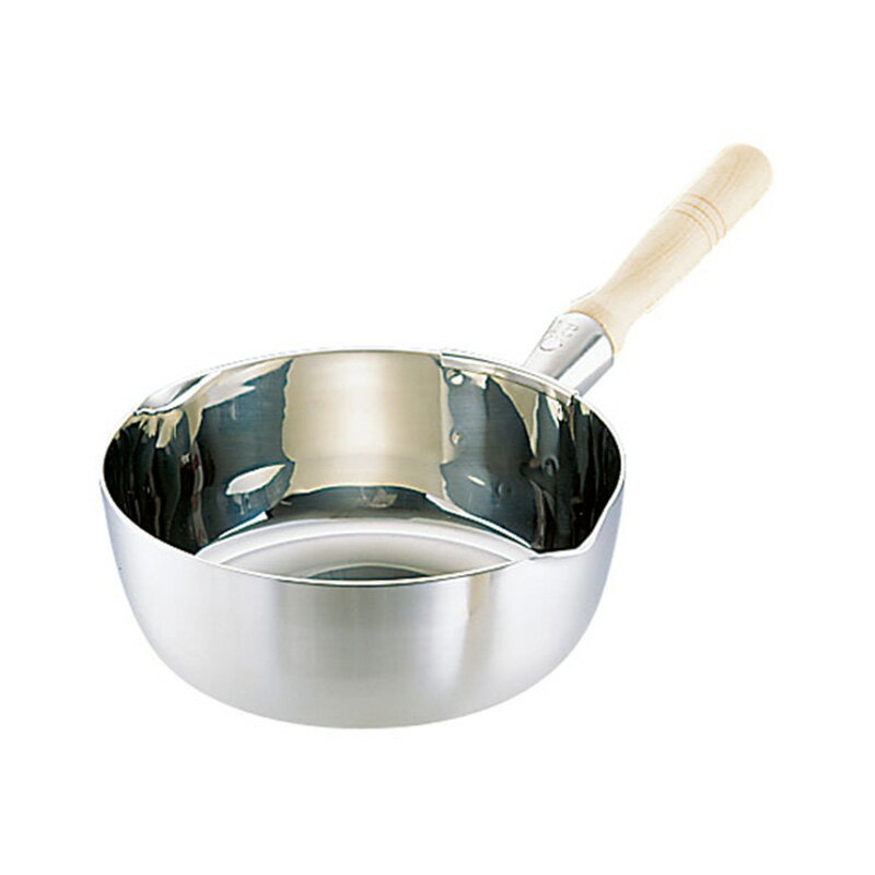 スーパーデンジ 雪平鍋(クラッド鋼) 18cm ステンレス クラッド鋼 業務用 プロ仕様 電磁調理器対応 なべ..