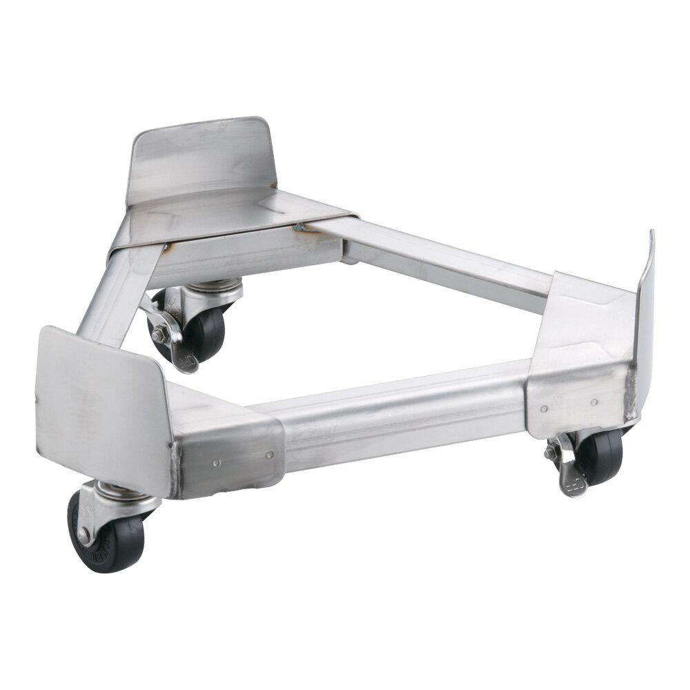 18-8ステンレス 寸胴鍋運搬用 TRキャリー (ゴム車) 36cm用 (1-0024-0803)