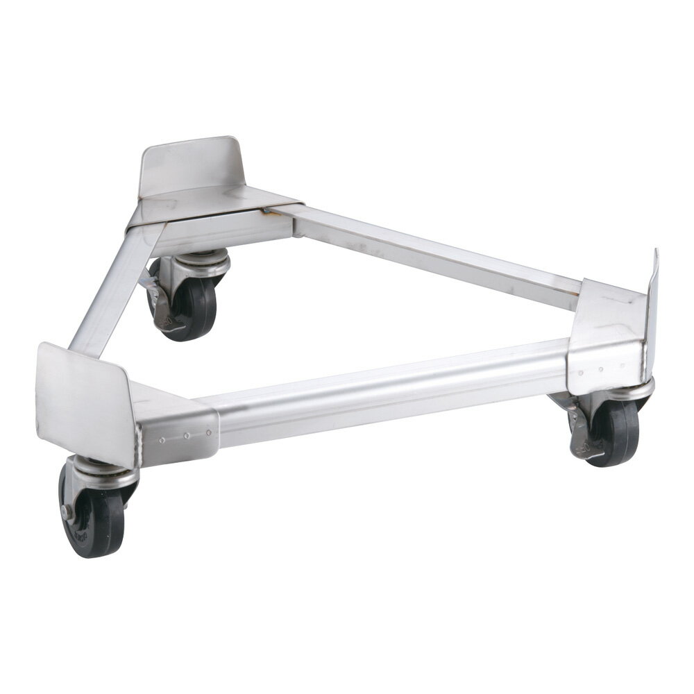 18-8ステンレス 寸胴鍋運搬用 TRキャリー (ゴム車) 51cm用 (1-0024-0808)
