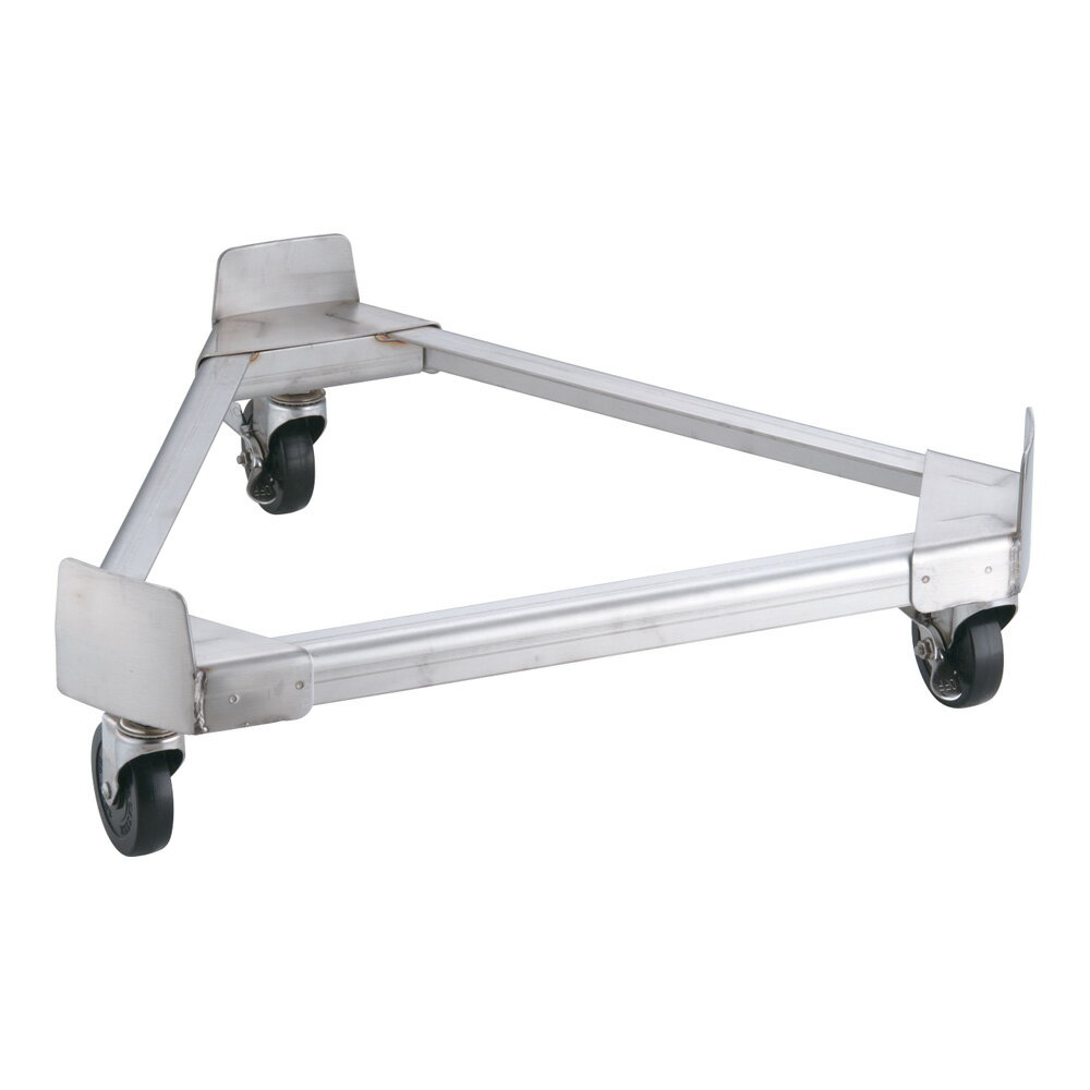 ※代引不可※18-8ステンレス 寸胴鍋運搬用 TRキャリー (ゴム車) 60cm用 (1-0024-0810)