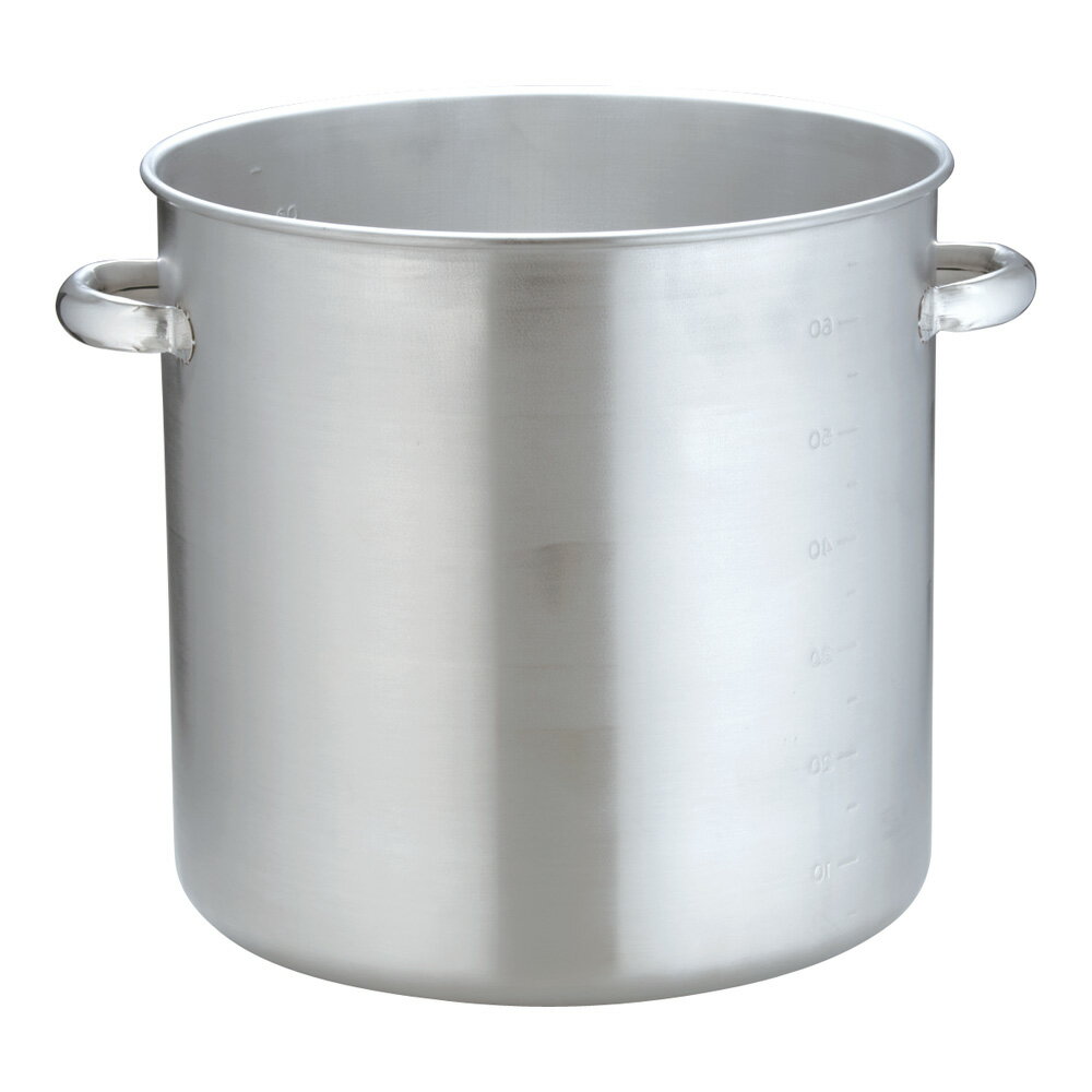 KO 19-0電磁対応寸胴鍋(蓋無) 45cm ステンレス NSSC180 業務用 プロ仕様 電磁調理器対応 なべ 調理用 IH対応 深鍋 煮込み スープ 高耐久性 軽量 特別な底押し加工 (1-0018-0606)